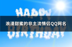 浪漫的qq网名,网海中的甜蜜印记