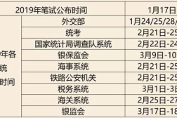 2020公务员考试时间,回顾与展望”
